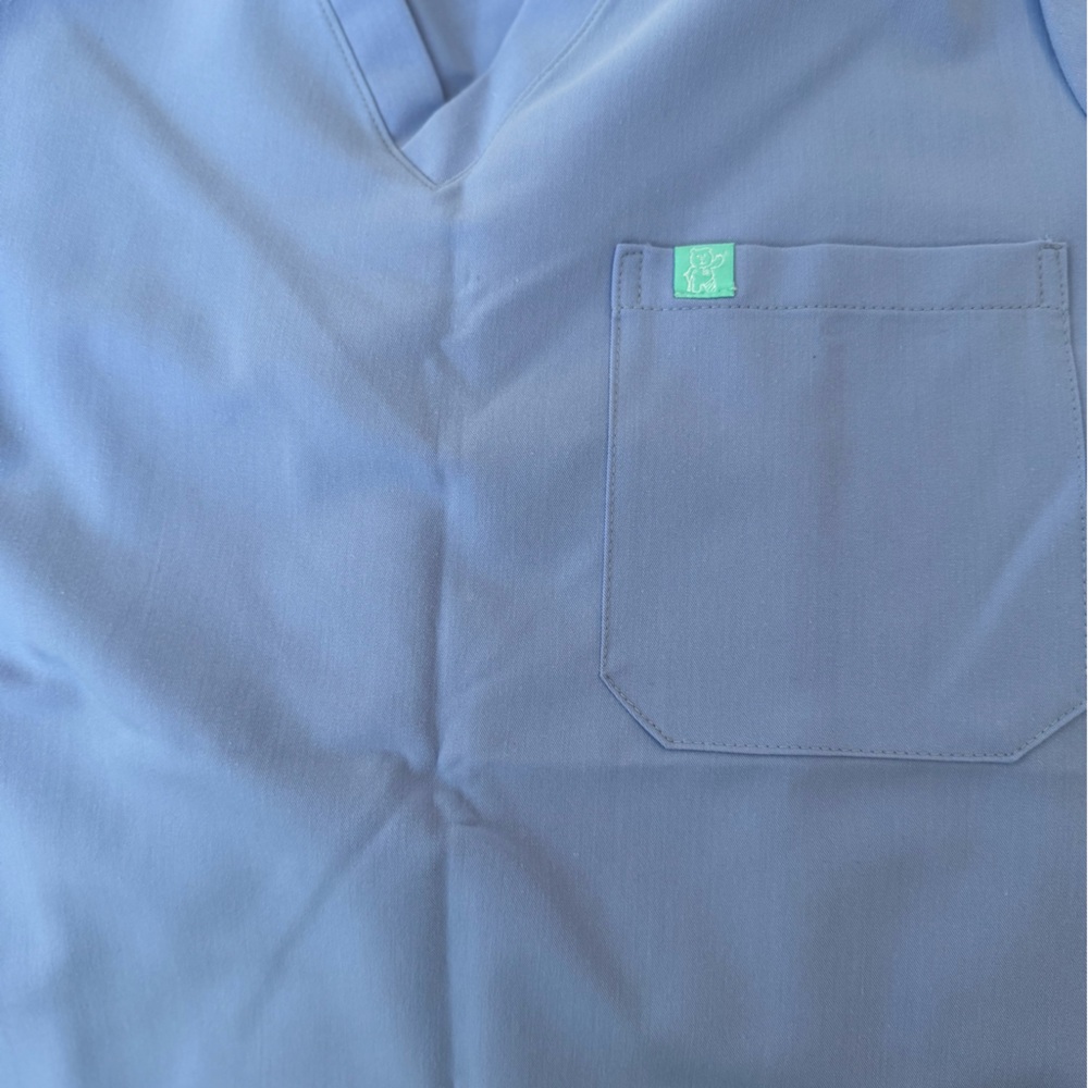 womens Lavender scrub top